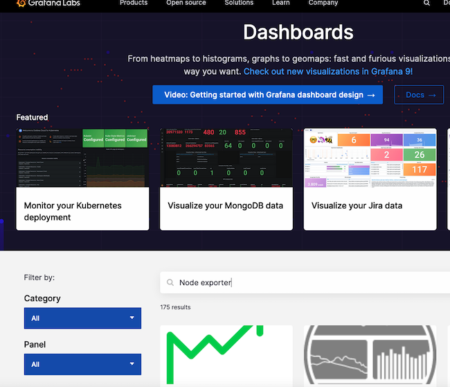 Search the Grafana Library Search the Grafana Library