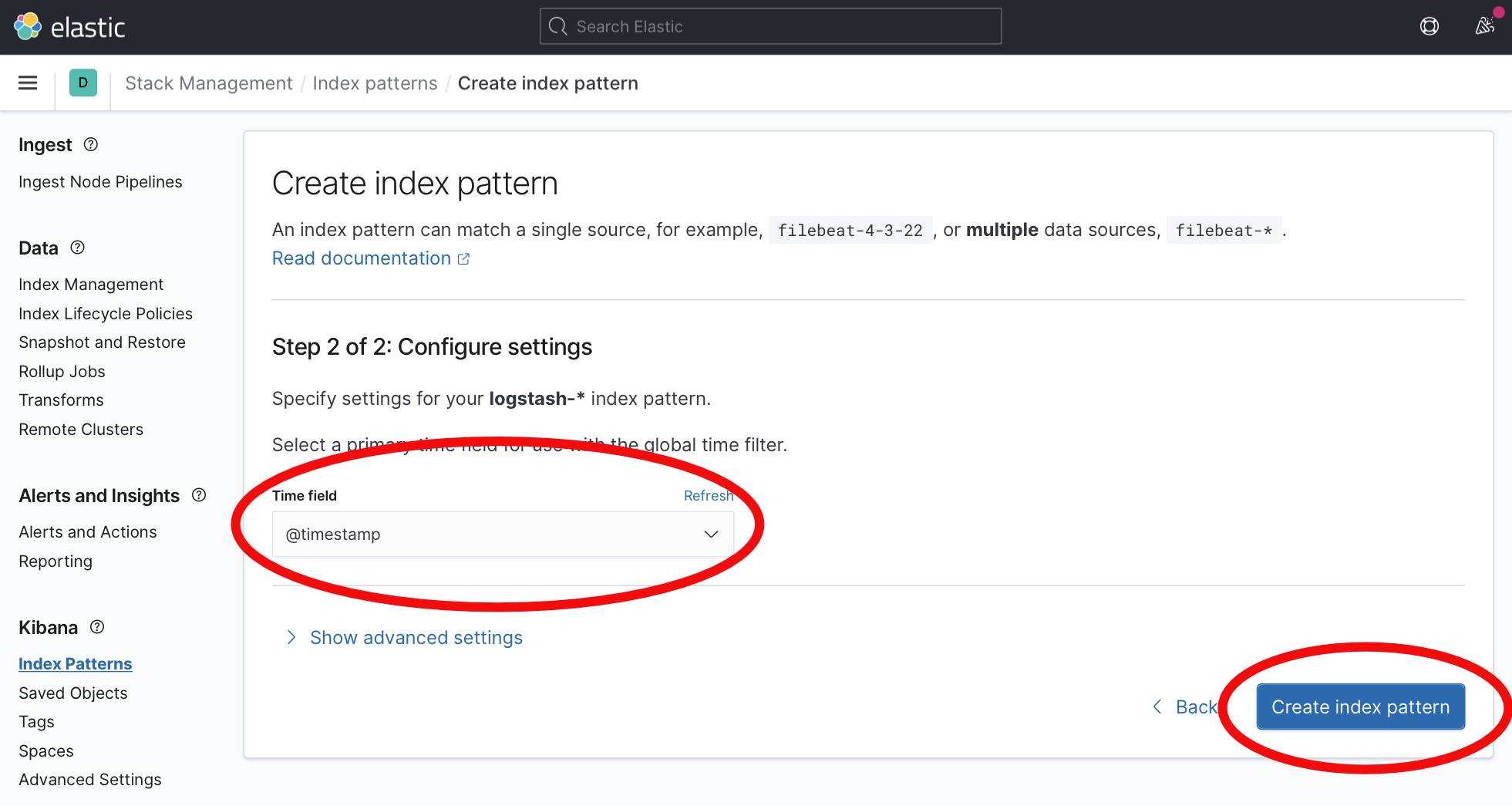 Kibana 7 Select Time Field Kibana 7 Select Time Field